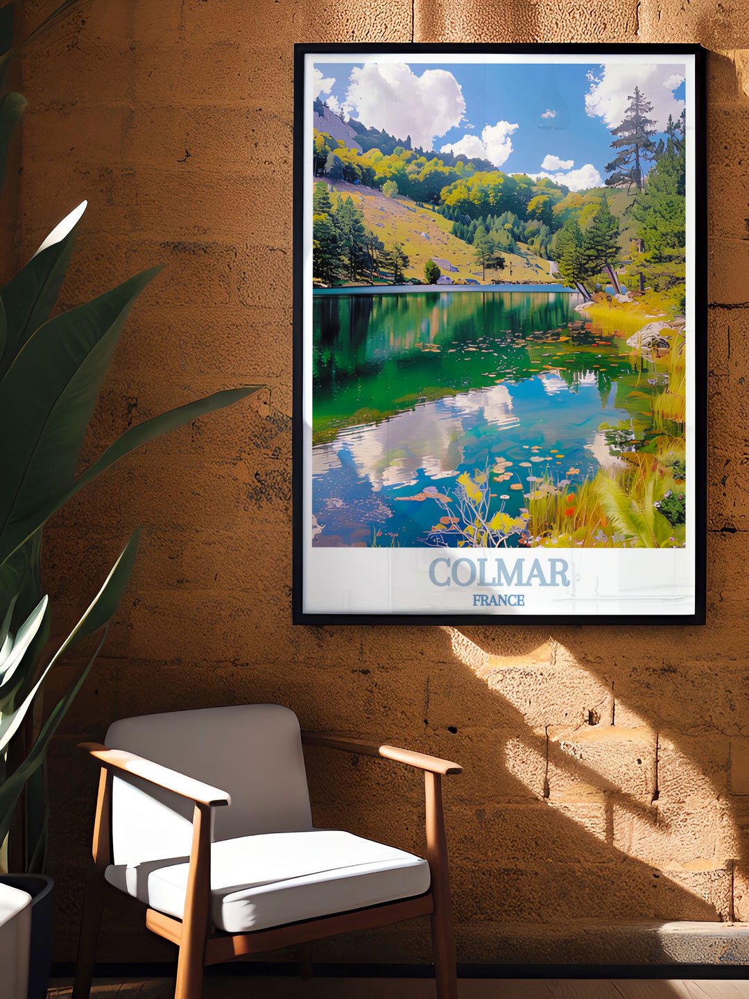 Capture the essence of Lac de lIll in Colmar, offering picturesque views, serene waters, and a peaceful atmosphere that complements the towns historic charm.