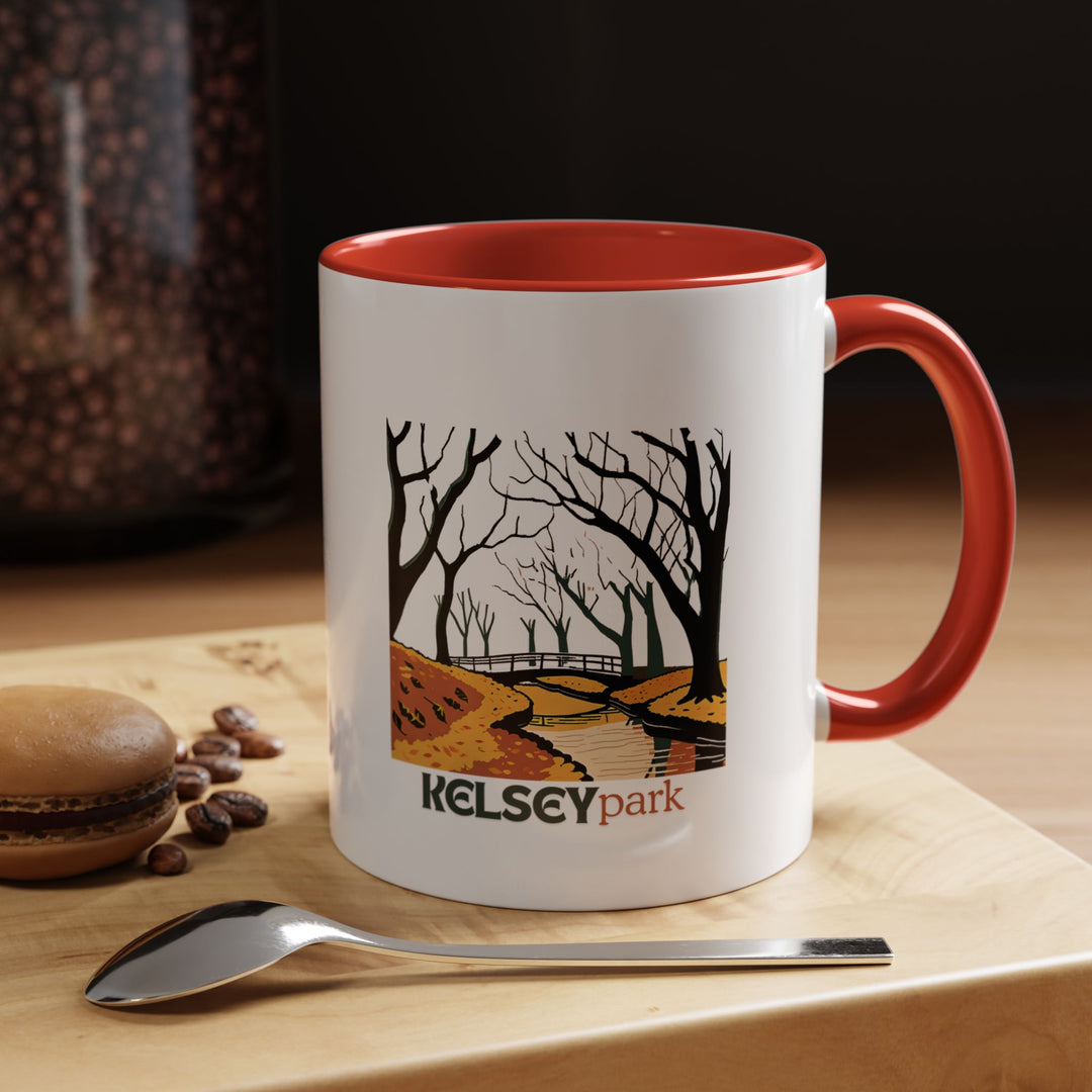 Enjoy your favorite drink with this Kelsey Park mug. Its ceramic design and vibrant artwork make it a beautiful and durable addition to your collection, perfect for those who love nature-inspired keepsakes or gifts.