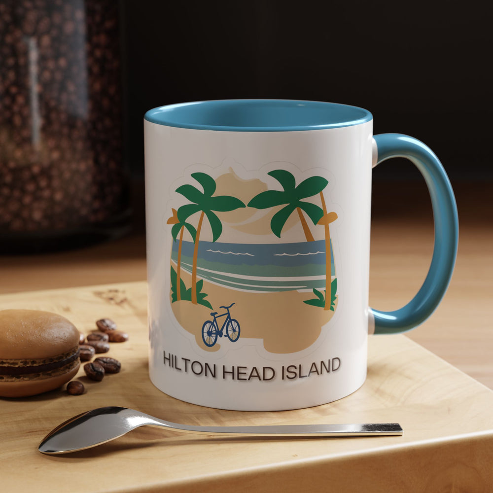 This Hilton Head mug showcases vibrant artwork inspired by the island’s serene landscapes and natural beauty. Dishwasher-safe and crafted from durable ceramic, it is ideal for coffee or tea lovers. A thoughtful gift for fans of Hilton Head’s charm.