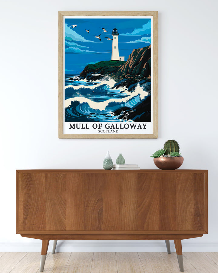 Drummore Framed Art portrays the quaint and picturesque village of Drummore, where life by the sea offers a tranquil retreat. This print is an excellent choice for those who appreciate the simplicity and beauty of coastal living.