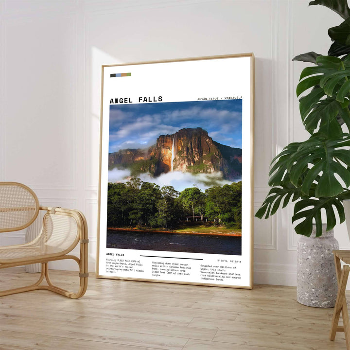 Canaima National Park wall art depicting the world&