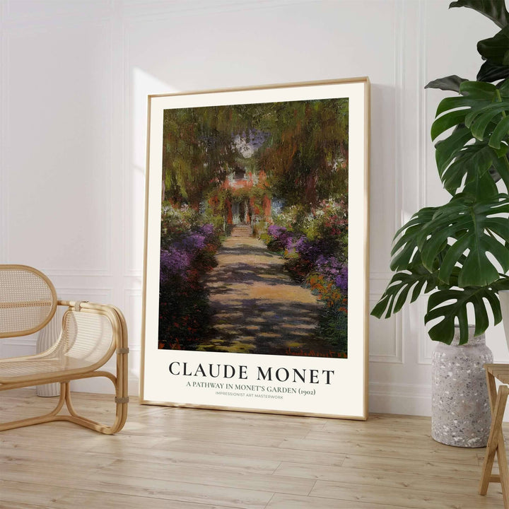 Evoking the rigorous optical observation and vibrant broken brushwork techniques celebrated in historic French impressionist exhibitions, this exquisite A Pathway In Monets Garden 1902 print highlights dappled shadows and rich purple flowerbeds. Whether you prefer a minimalist unframed art print, a polished framed wall hanging, or a ready-to-hang museum-style canvas wrap from MapYourDreams, this landscape study enriches any interior.