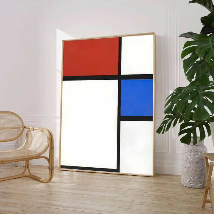Reflecting the profound artistic evolution of the master, this historic 1929 Piet Mondrian poster composition merges decorative appeal with evocative, universal symbolism. MapYourDreams invites you to display this geometric wall art piece in your preferred style, offering flexible options such as unframed paper prints, custom wooden frames, and gallery canvas wraps.