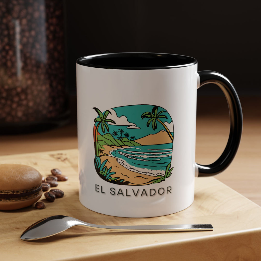 A beautifully designed El Salvador mug celebrating the country’s charm and rich culture. Perfect for coffee or tea lovers, it features vibrant artwork inspired by El Salvador’s iconic landmarks. Dishwasher-safe and durable, it makes a meaningful gift or keepsake for travelers.