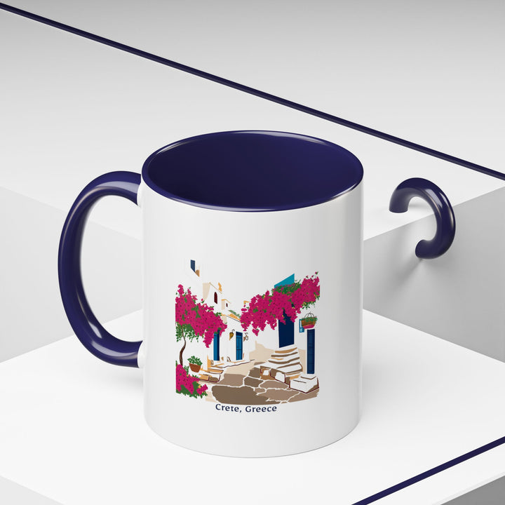 This Crete Greece mug is a perfect way to bring the island’s scenic beauty to your kitchen. Featuring vibrant artwork inspired by Crete’s famous landscapes, it is ideal for coffee and tea lovers. Microwave and dishwasher safe for everyday use.