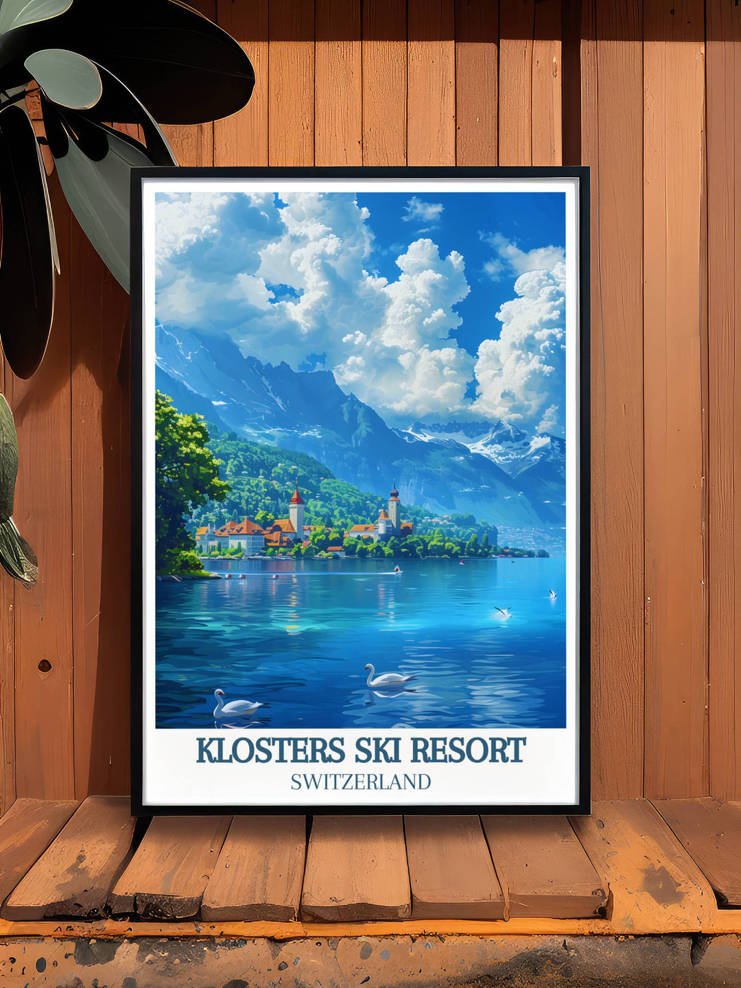 Enhance your decor with our Lake Geneva poster showcasing the lakes serene beauty. This travel print is a wonderful way to bring the calm and elegance of Lake Geneva into your home. Great for creating a peaceful and stylish atmosphere