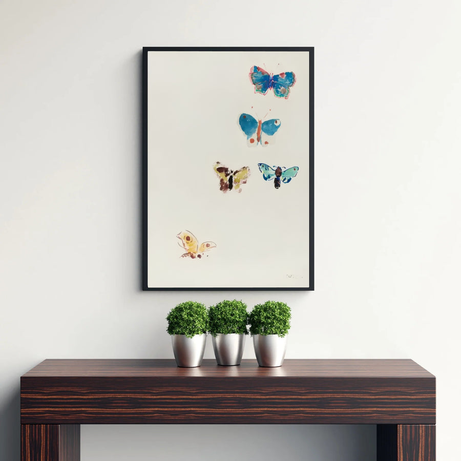 Classical French Symbolist wall print showing Odilon Redon&
