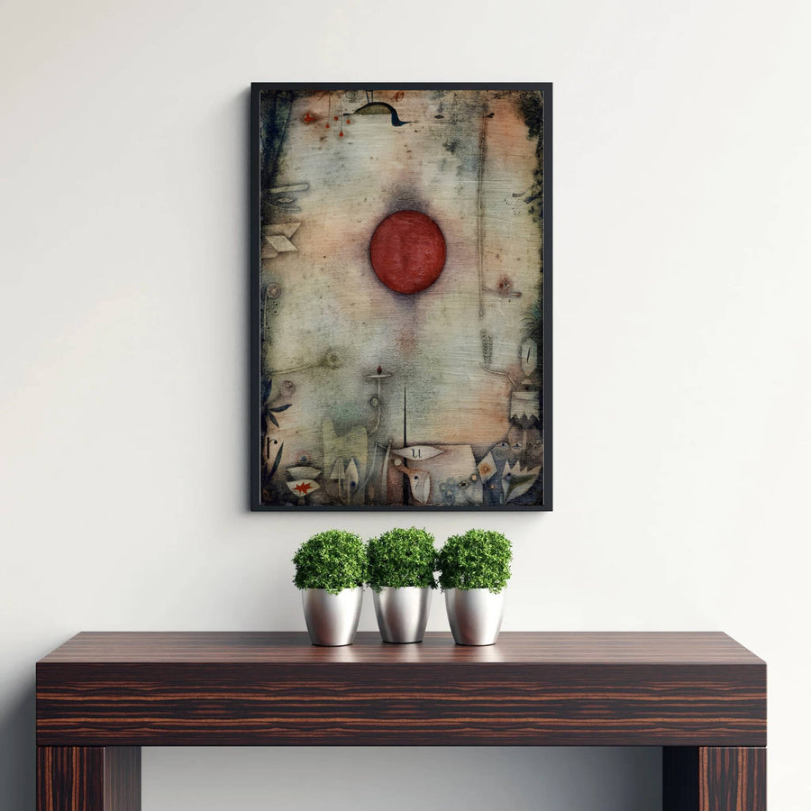 This captivating abstract masterpiece stemming from Ad Marginem 1930 highlights Paul Klee&