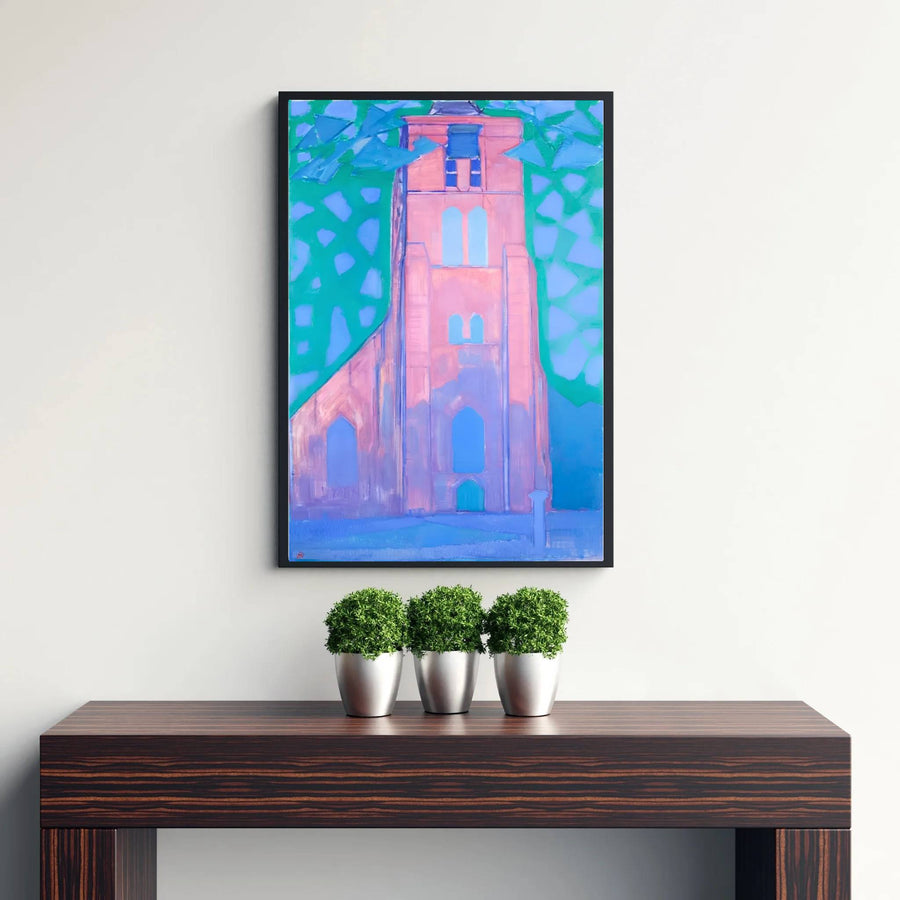 This captivating architectural masterpiece highlights Piet Mondrian&