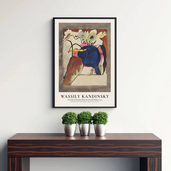 This captivating expressionist masterpiece highlights Wassily Kandinsky&