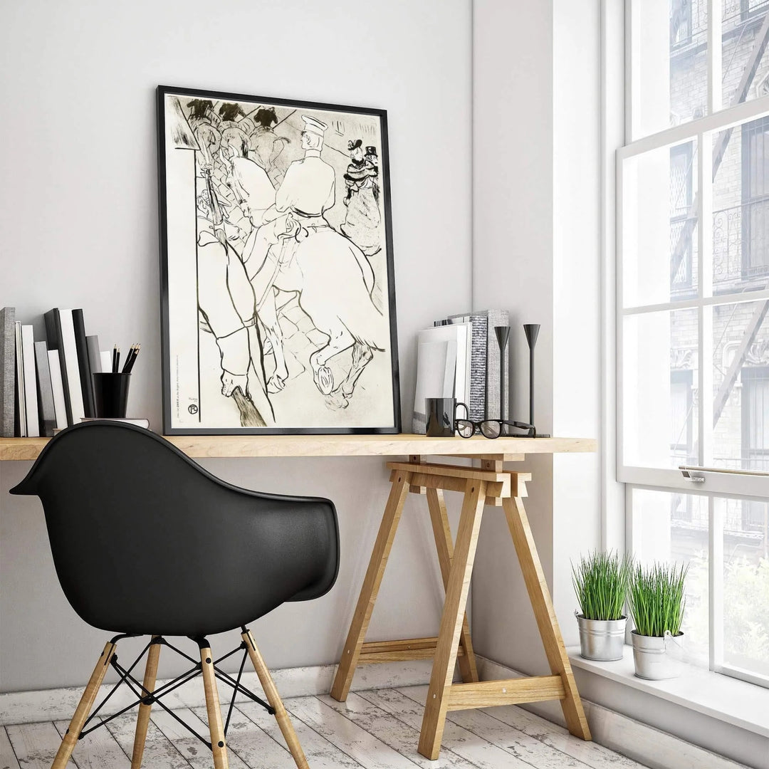 Authentic 19th-century military wall decor print of Babylone D’Allemagne (1894), Henri de Toulouse-Lautrec highlighting precise ink drawings in Berlin, Germany. Order custom framed prints, unframed fine art paper, or gallery canvas print options from MapYourDreams for your home.
