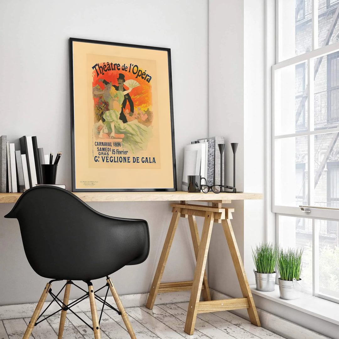 Jules Chéret French opera advertisement poster Théâtre de l&