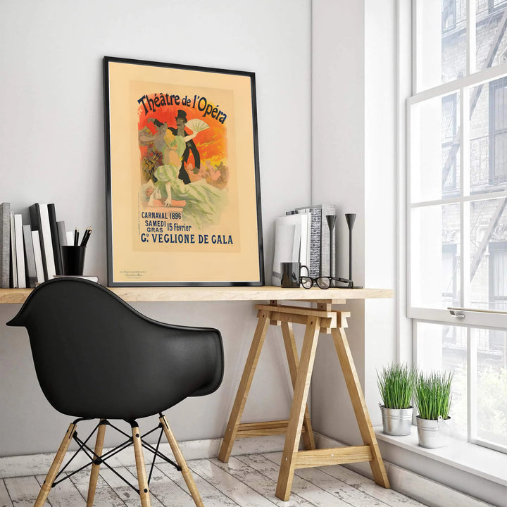 Jules Chéret French opera advertisement poster Théâtre de l&