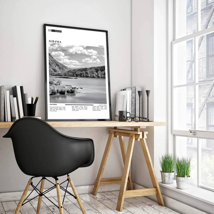 Featuring editorial text blocks, color swatches, and coordinates 42.1867° N, 19.8825° E, this Lake Koman art print celebrates northern Balkan nature. MapYourDreams offers this piece printed on archival stock with options for custom frames or canvas wraps to complete your gallery wall.