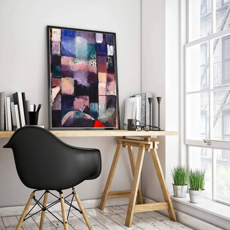 Imbued with the avant-garde spirit characteristic of About A Motif From Hammamet 1914, this timeless abstract print by Paul Klee radiates with quiet intellectual energy and perfect chromatic balance. Available through MapYourDreams, this wall decor can be ordered in custom sizes across multiple finish formats, including protective framed prints, classic unframed sheets, and gallery canvas wraps.
