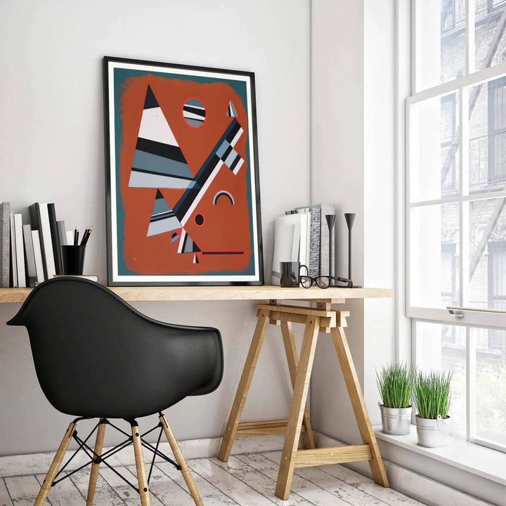 Imbued with the rigorous pedagogical expression characteristic of Wassily Kandinsky&