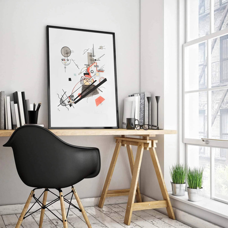 Imbued with the rigorous pedagogical expression characteristic of Wassily Kandinsky&