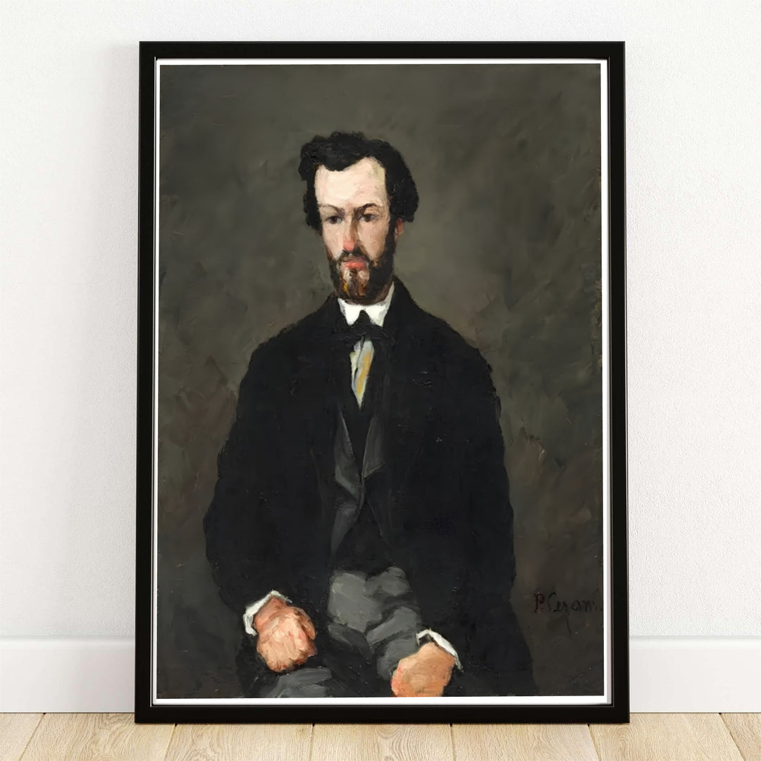 French Post-Impressionism fine art poster of Paul Cezanne Antony Valabregue 1866 illustrating a man with a beard in Aix-en-Provence France. MapYourDreams delivers archival framed wall art, unframed paper prints, and gallery canvas wall decor designed to enhance study rooms.