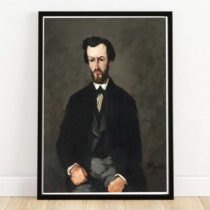 French Post-Impressionism fine art poster of Paul Cezanne Antony Valabregue 1866 illustrating a man with a beard in Aix-en-Provence France. MapYourDreams delivers archival framed wall art, unframed paper prints, and gallery canvas wall decor designed to enhance study rooms.