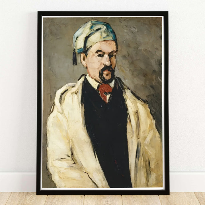 Paul Cezanne The Artists Uncle Dominique 1866 fine art poster depicting a bold palette knife portrait painted in Aix-en-Provence France. MapYourDreams provides custom framed wall art, unframed paper prints, and gallery stretched canvas wall decor options to elevate home decor.