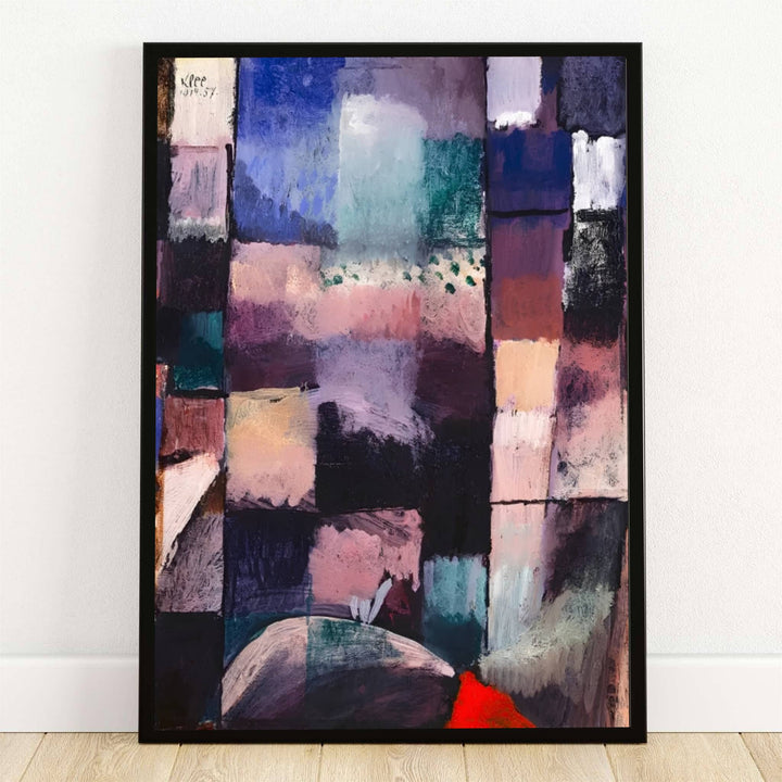 Preserved within esteemed international museum archives, this striking 1914 abstract painting featured in About A Motif From Hammamet 1914 by Paul Klee portrays a translucent grid of color planes. Offered by MapYourDreams, this stunning wall decor is available in flexible options including unframed paper, custom wooden frames, and gallery canvas wraps to suit any sophisticated interior decor style.