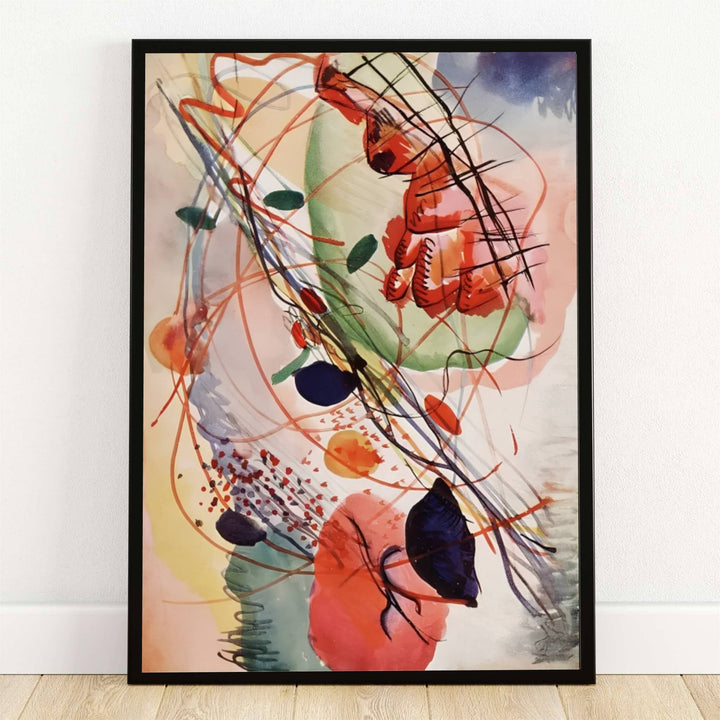 Preserved within the esteemed Centre Pompidou collection, this groundbreaking 1910 watercolor painting by Wassily Kandinsky showcases fluid organic washes and dynamic linear gestures. Offered by MapYourDreams, this artwork is available in flexible options including unframed paper, custom wooden frames, and gallery canvas wraps to suit any sophisticated interior decor style.