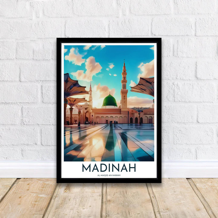 Sunset travel print of the Prophet&