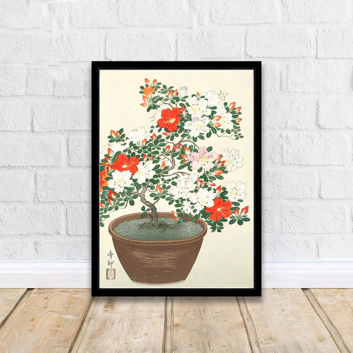 Asian botanical wall art featuring Ohara Koson&