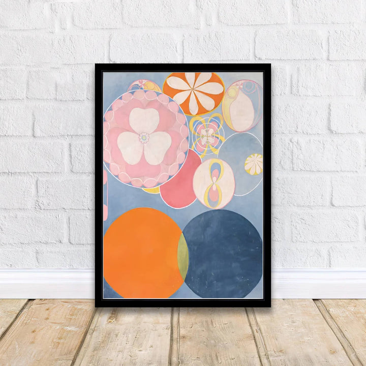 Imbued with a timeless sense of spiritual wonder tied to Swedish artistic heritage, this artistic The Ten Largest No 3 Youth 1907 wall art rendering by Hilma af Klint balances warm orange tones. Offered by MapYourDreams, this artwork is available in flexible options including unframed paper, custom wooden frames, and gallery canvas wraps.
