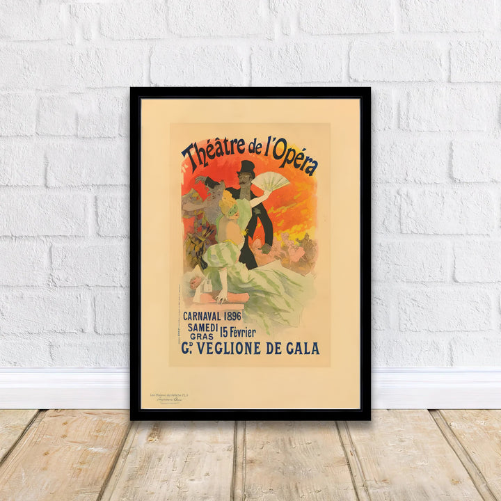 Decorative French Belle Époque poster Théâtre de l&
