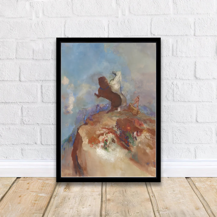 Museum collection mythological poster of Odilon Redon Apollo In His Chariot 1905 at Rijksmuseum Amsterdam on a textured neutral paper finish. MapYourDreams delivers archival framed art, unframed paper prints, and gallery canvas wall decor for timeless home and office decorating projects.
