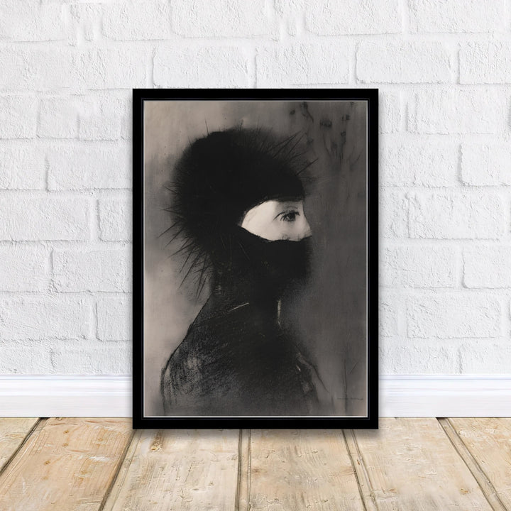 Museum collection dark masterpiece of Odilon Redon Armor 1891 at The Metropolitan Museum of Art in New York City on a textured matte finish. MapYourDreams delivers archival framed art, unframed paper prints, and gallery canvas wall decor for timeless home and office decorating projects.