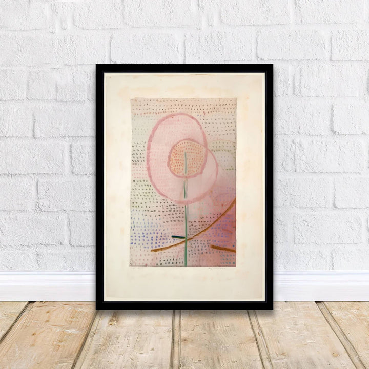 Imbued with a timeless sense of wonder, this artistic Paul Klee Blossoming (Blühend) 1934 wall art rendering balances soft background washes with precise, meditative graphic details. Offered by MapYourDreams, this artwork is available in flexible options including unframed paper, custom wooden frames, and gallery canvas wraps.