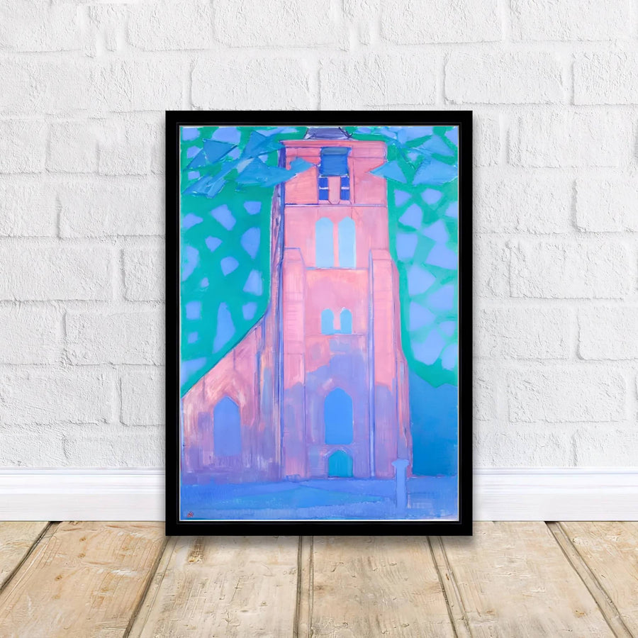 Rich in historical significance and modernist poise, this Piet Mondrian Church Tower At Domburg depiction of the Dutch coastal landmark brings sophisticated museum elegance into contemporary living environments. Through MapYourDreams, customers can explore various customization choices for this wall decor, including unframed editions, handcrafted frames, and durable gallery canvas wraps for seamless decorating.