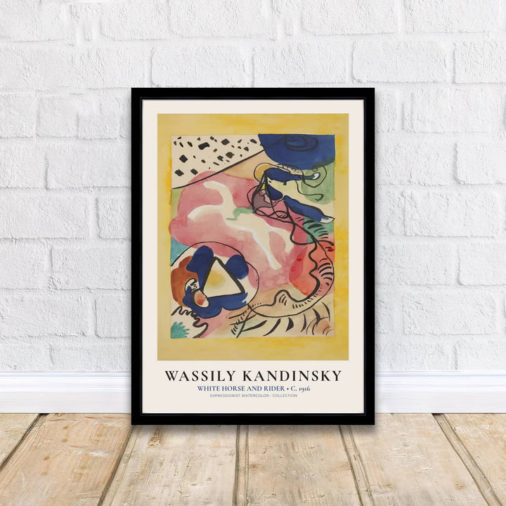 Rich in art-historical significance and chromatic warmth, this Wassily Kandinsky White Horse And Rider depiction of a mounted figure brings sophisticated museum elegance into contemporary living environments. Through MapYourDreams, customers can explore various customization choices for this watercolor wall art, including unframed editions, handcrafted frames, and durable gallery canvas wraps for seamless decorating.