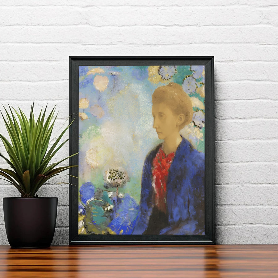 The delicate interplay of light, color, and psychological depth in Odilon Redon&