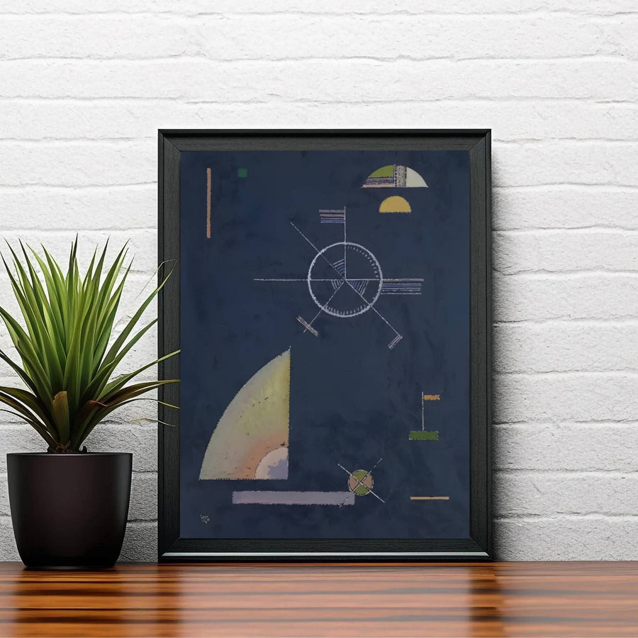 The harmonious blend of dark atmospheric fields and precise linear vectors in this historic Wassily Kandinsky Dull Gray painting creates an arresting visual centerpiece for refined living spaces. MapYourDreams ensures this wall art adapts seamlessly to your home by offering it in flexible formats, including unframed art prints, custom-colored frames, and gallery-wrapped canvas options.