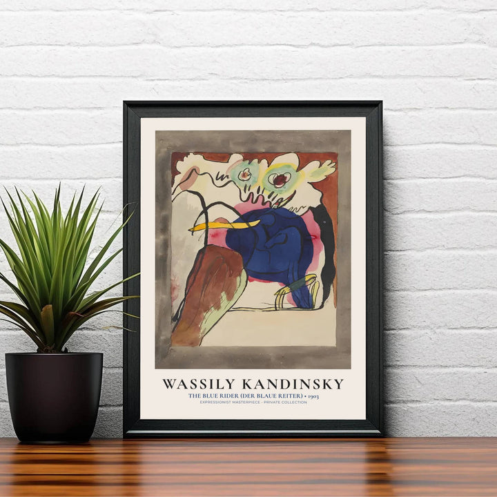The harmonious blend of brilliant blue hues and natural meadow tones in this historic Wassily Kandinsky The Blue Rider painting creates an arresting visual centerpiece for refined living spaces. MapYourDreams ensures this wall art adapts seamlessly to your home by offering it in flexible formats, including unframed art prints, custom-colored frames, and gallery-wrapped canvas options.