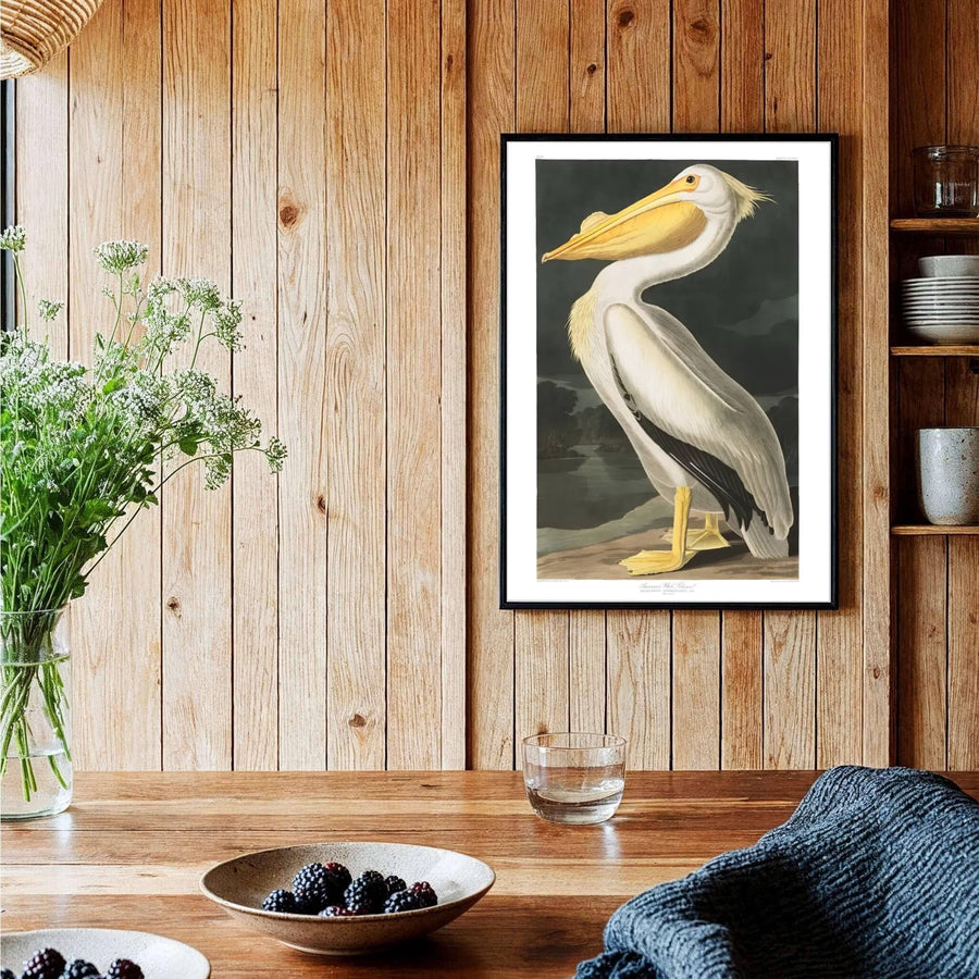 Highlighting the pioneering vision of ornithological illustration celebrated in global archives, this historic American White Pelican 1838 decor piece serves as an arresting organic focal point. MapYourDreams provides flexible solutions, allowing you to style this artwork as an unframed poster, a classic framed masterpiece, or a gallery-wrapped canvas.