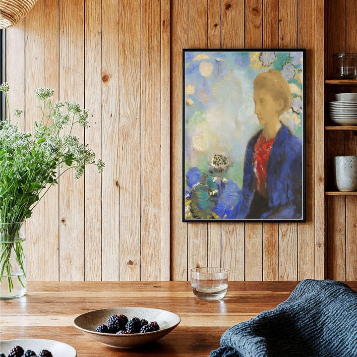 The mesmerizing color harmony of blues and golds in Odilon Redon&