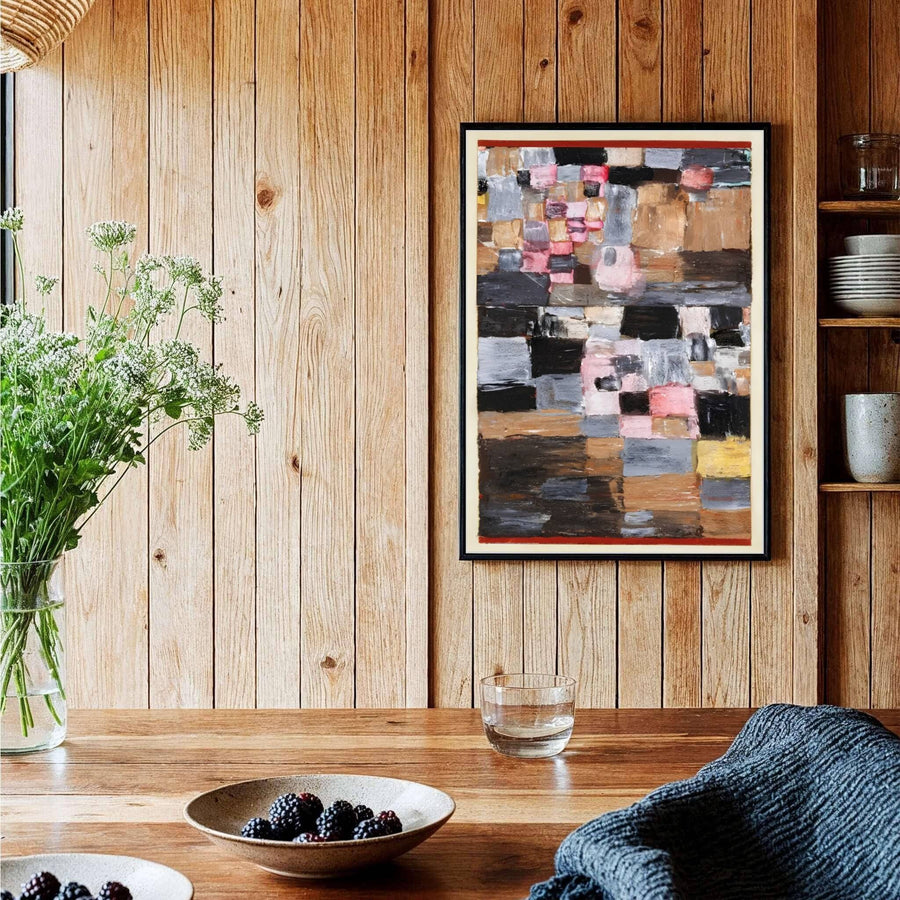 The mesmerizing contrast between the heavy lower tones and delicate upper pink highlights of Ascent Of A Town 1930 in this Paul Klee composition creates an atmosphere of serene artistic sophistication. MapYourDreams proudly supplies this fine art print in flexible formats, such as archival paper posters, custom-fitted frames, and ready-to-display gallery canvas wraps for any residential or office space.