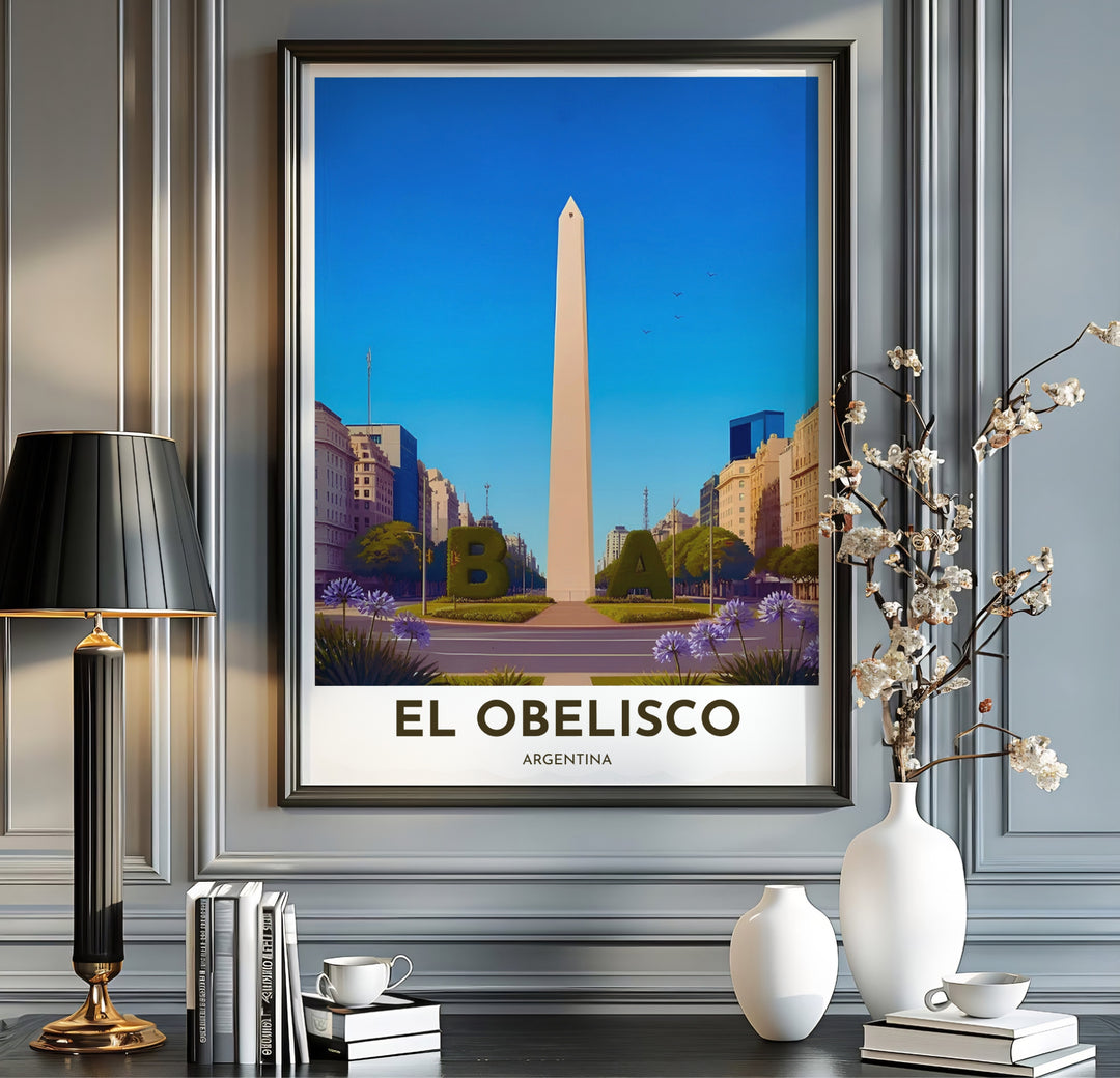 Colorful city landmark print produced on 220gsm acid-free Epson professional matte paper with ultra-chrome archival inks. Offered in the MapYourDreams store, this artwork suits any room setup in unframed paper, real wood frames, or canvas wrap styles.