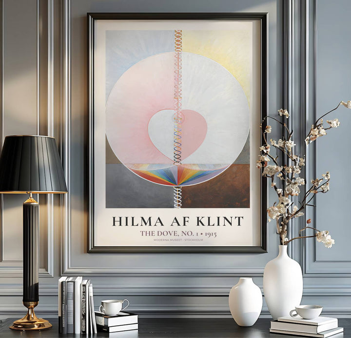 Blending minimalist esoteric elements with sophisticated spatial harmony under Stockholm exhibition typography, this The Dove No 1 1915 creation by Hilma af Klint represents a high point in sacred composition. Offered by MapYourDreams, this artwork is available in flexible options including unframed paper, custom wooden frames, and gallery canvas wraps.
