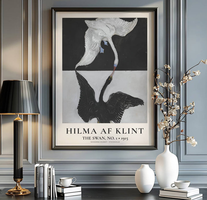 Blending minimalist esoteric elements with sophisticated spatial harmony under Stockholm exhibition typography, this The Swan No 1 1915 creation by Hilma af Klint represents a high point. Offered by MapYourDreams, this artwork is available in flexible options including unframed paper, custom wooden frames, and gallery canvas wraps.
