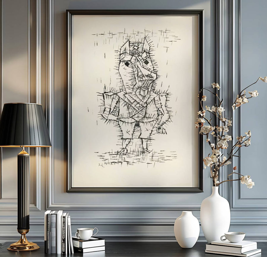 Preserved among celebrated international art institutions, this Paul Klee study titled Ass Esel 1925 remains a masterclass in modern minimalist line drawing and spatial economy. MapYourDreams provides this timeless poster in multiple adaptable formats, letting you choose from unframed prints, stylish frames, and textured canvas wall art for your interior.