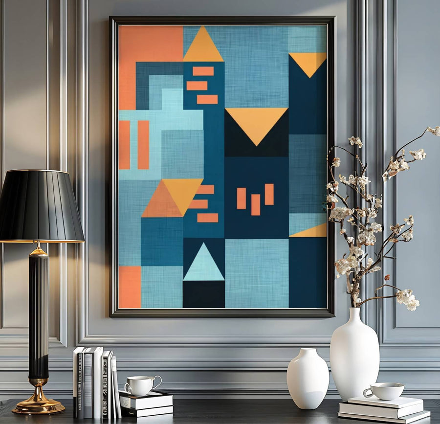 Blending minimalist architectural elements with sophisticated spatial harmony, this Paul Klee Golden Twilight Architecture Poster represents a deeply poetic high point in avant-garde geometric composition. Offered by MapYourDreams, this artwork is available in flexible options including unframed paper, custom wooden frames, and gallery canvas wraps.