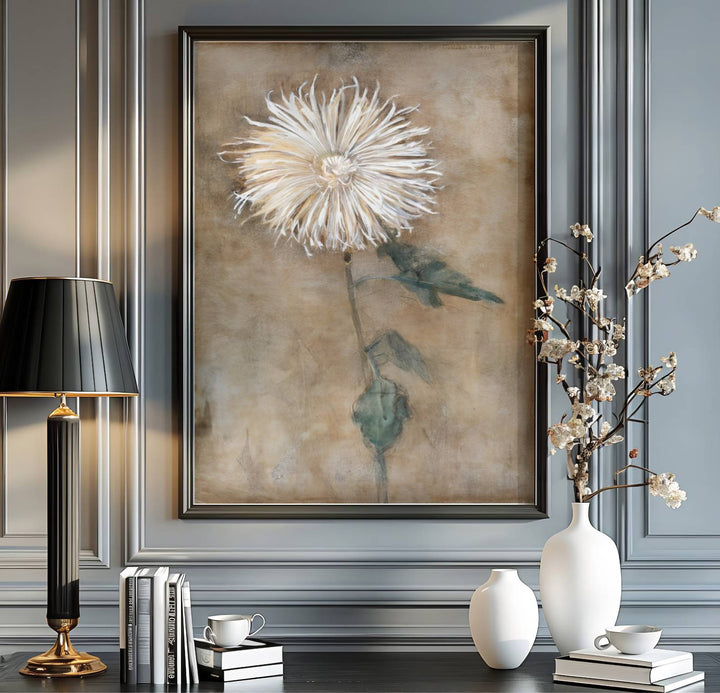 Preserved among celebrated international art institutions, this Piet Mondrian Chrysanthemum floral study remains a masterclass in naturalist precision and tonal harmony. MapYourDreams provides this timeless Piet Mondrian Chrysanthemum poster in multiple adaptable formats, letting you choose from unframed prints, stylish frames, and textured canvas wall art for your interior.