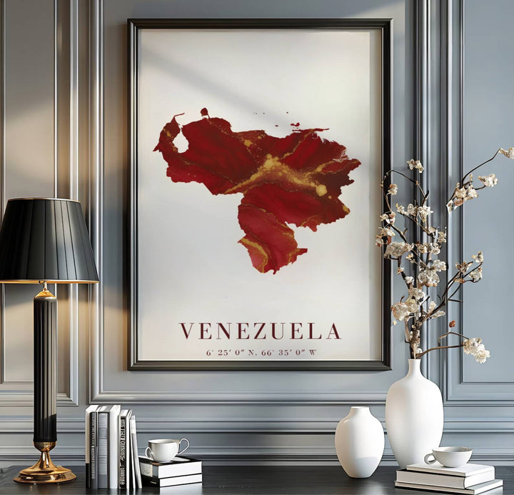 Organic fluid ink map art print produced on 220gsm acid-free Epson professional matte paper with archival ultra-chrome inks. Offered in the MapYourDreams store, this artwork suits any room setup in unframed paper, real wood frames, or canvas wrap styles.