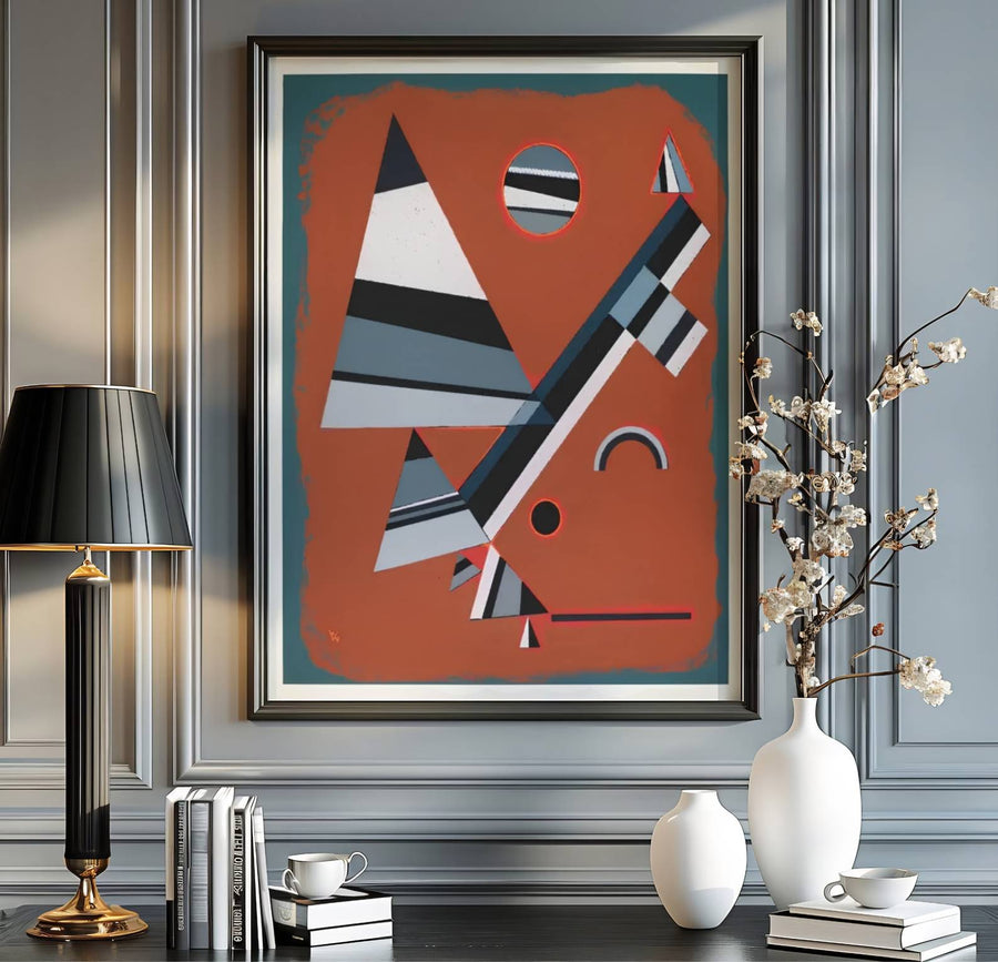 Preserved among celebrated international art institutions, this Wassily Kandinsky Gray Gris study remains a masterclass in geometric precision and avant-garde graphic expression. MapYourDreams provides this timeless artwork in multiple adaptable formats, letting you choose between unframed prints, stylish wall frames, and textured canvas wall art for your interior.