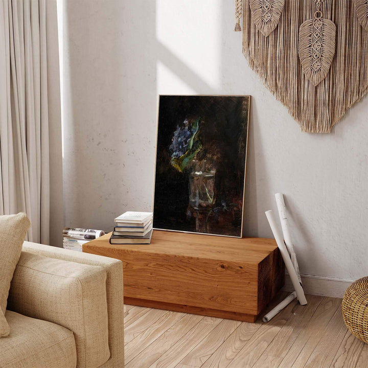 Fine art poster print of Bouquet Of Violets In A Vase (1882), Henri de Toulouse-Lautrec rendered in deep charcoal and violet tones in Paris, France. MapYourDreams provides premium framed prints, unframed paper wall decor, and stretched canvas prints for living rooms and offices.